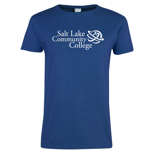  Womens Royal Short Sleeve Tee - Instituitonal Mark