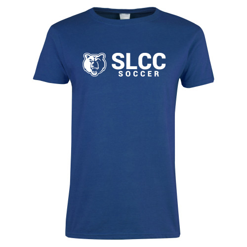  Womens Royal Short Sleeve Tee - Soccer