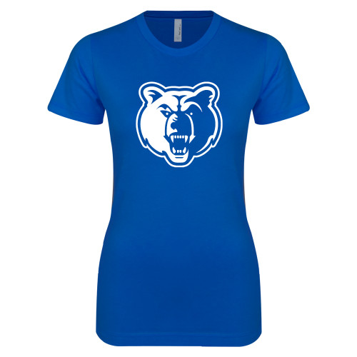  Next Level Womens Royal Boyfriend Tee - Bear Head