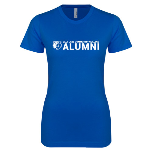  Next Level Womens Royal Boyfriend Tee - Alumni