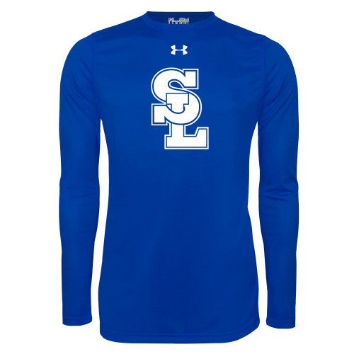  Under Armour Royal Long Sleeve Tech Tee - Primary Mark