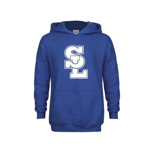  Youth Royal Fleece Hoodie - Primary Mark