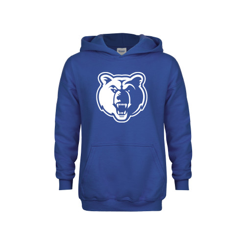  Youth Royal Fleece Hoodie - Bear Head