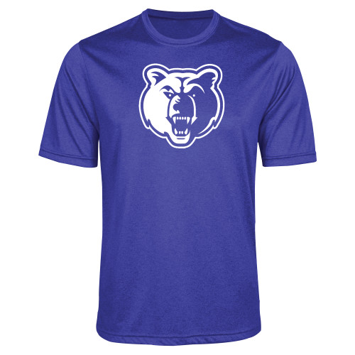  Royal Heather Performance Contender Tee - Bear Head