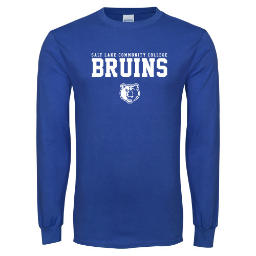  Royal Long Sleeve T Shirt - Stacked w Bear Head