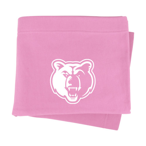  Pink Sweatshirt Blanket - Bear Head