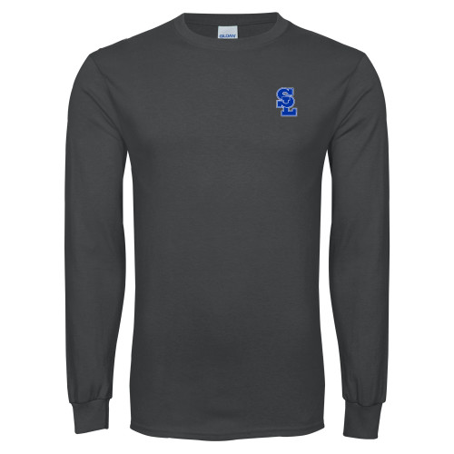  Charcoal Long Sleeve T Shirt - Primary Mark