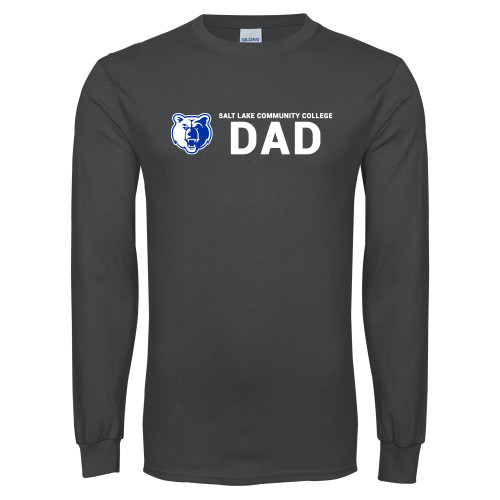  Charcoal Long Sleeve T Shirt - Dad