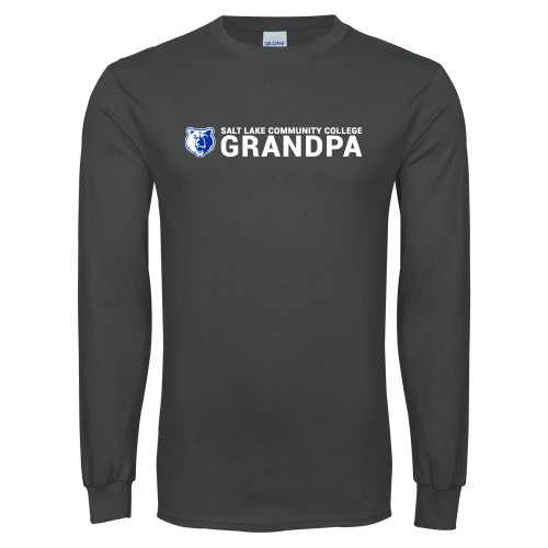  Charcoal Long Sleeve T Shirt - Grandpa