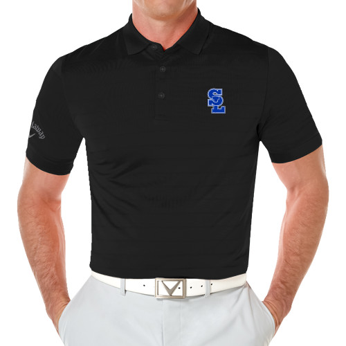  Callaway Black Opti Vent Polo - Primary Mark