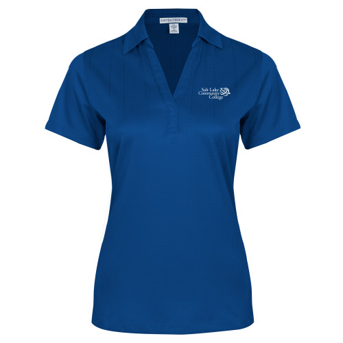  Womens Royal Performance Fine Jacquard Polo - Instituitonal Mark