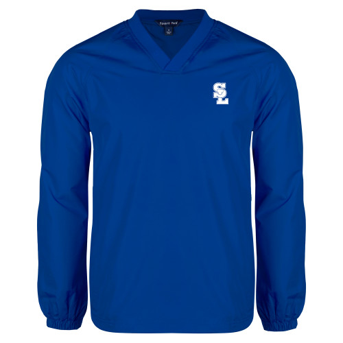  Royal V Neck Raglan Windshirt - Primary Mark