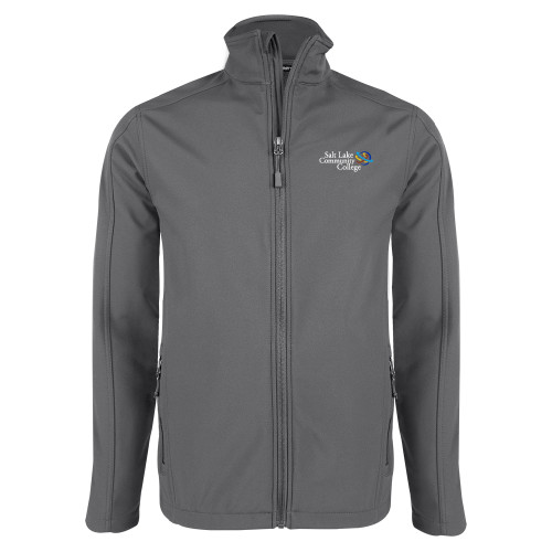  Charcoal Softshell Jacket - Instituitonal Mark