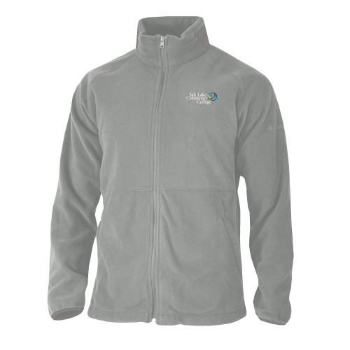  Columbia Grey Everest Ridge Fleece Full Zip Jacket - Instituitonal Mark