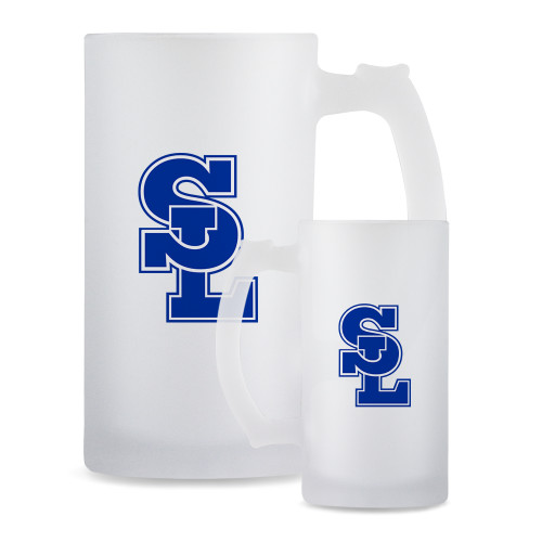  Full Color Decorative Frosted Glass Mug 16oz - Primary Mark