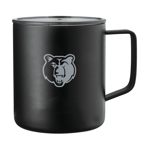  Rover Camp Vacuum Insulated Black Mug 14oz - Bear Head Engraved
