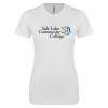Thumbnail image for  Next Level Womens White Boyfriend Tee