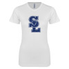 Thumbnail image for  Next Level Womens White Boyfriend Tee