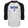 Thumbnail image for  White/Black Raglan Baseball T Shirt