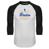 Thumbnail image for  White/Black Raglan Baseball T Shirt