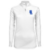 Thumbnail image for  Syntrel Womens White Interlock 1/4 Zip