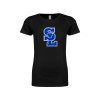 Thumbnail image for  Next Level Girls Black Fashion Fit T Shirt