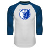 Thumbnail image for  White/Royal Raglan Baseball T Shirt