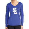 Thumbnail image for  Womens Royal Performance Long Sleeve V Neck Shirt