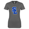 Thumbnail image for  Next Level Womens Charcoal Boyfriend Tee