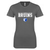 Thumbnail image for  Next Level Womens Charcoal Boyfriend Tee