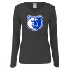 Thumbnail image for  Womens Dark Heather Long Sleeve V Neck Tee 