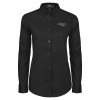Thumbnail image for  Womens Black Twill Button Down Long Sleeve 