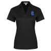 Thumbnail image for  Womens Black Performance Fine Jacquard Polo
