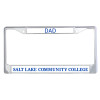 Thumbnail image for  Dad Metal License Plate Frame in Chrome