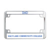 Thumbnail image for  Metal Motorcycle License Plate Frame in Chrome