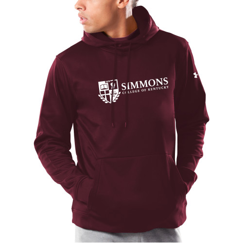 maroon under armour sweatshirt