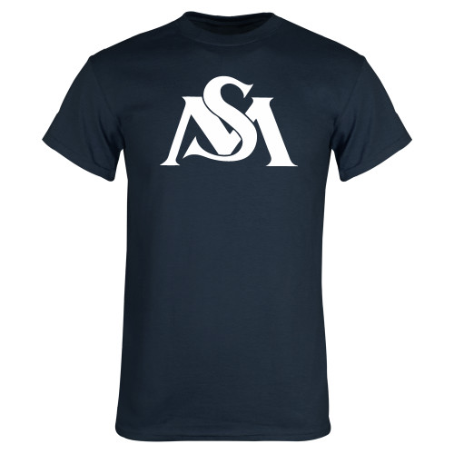  Navy T Shirt - SM Athletics Interlock