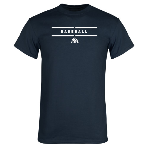  Navy T Shirt - SM Baseball