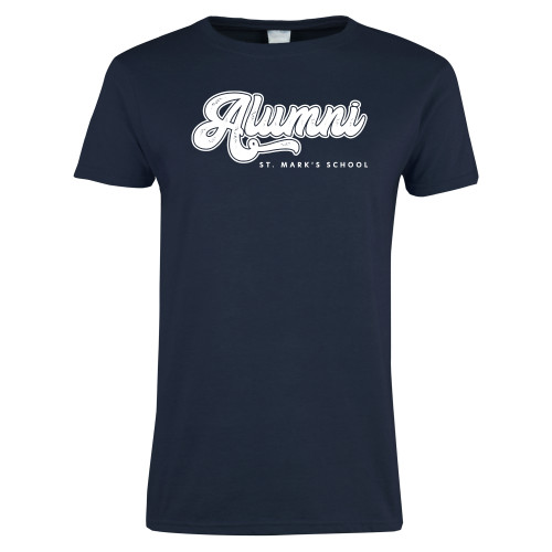  Womens Short Sleeve Navy Tee - Alumni