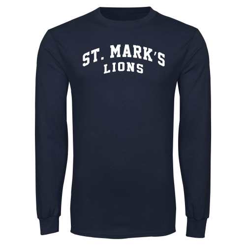  Navy Long Sleeve T-Shirt - Arch. St. Marks