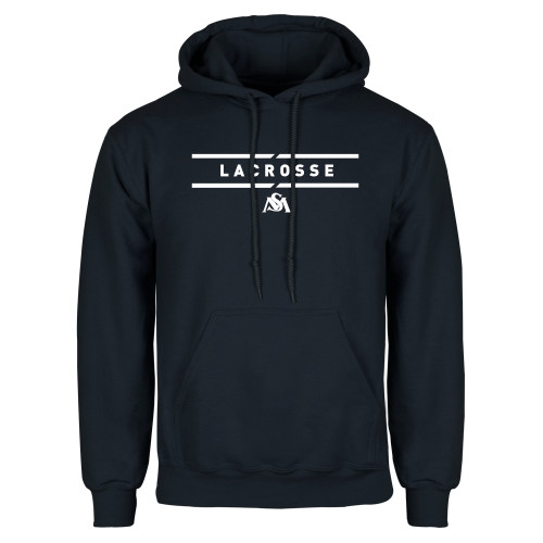  Navy Fleece Hoodie - SM Lacrosse