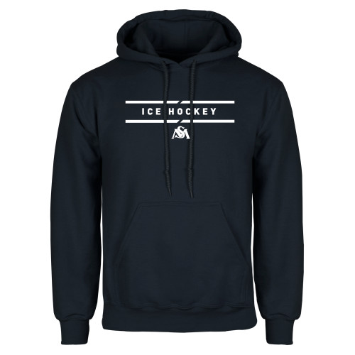  Navy Fleece Hoodie - SM Ice Hockey