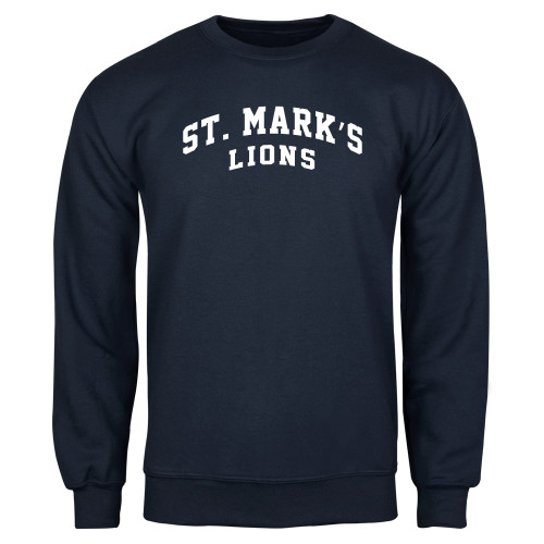  Navy Fleece Crew - Arch. St. Marks