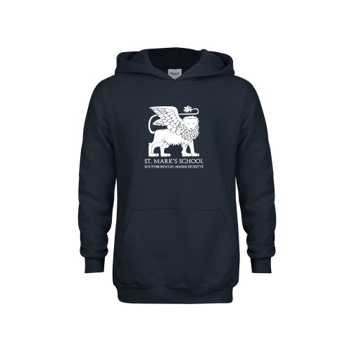  Youth Navy Fleece Hoodie - St. Marks Southborough