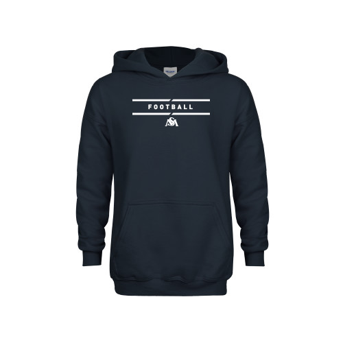  Youth Navy Fleece Hoodie - SM Football