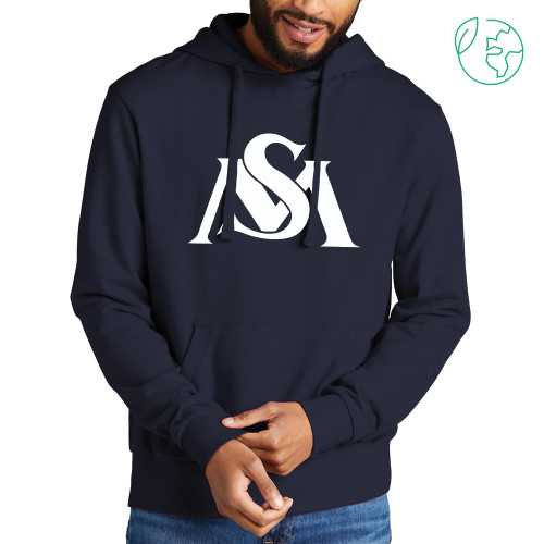  Allmade Navy Organic French Terry Pullover Hoodie - SM Athletics Interlock