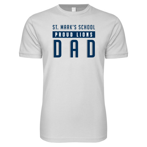  Next Level White SoftStyle T Shirt - Proud Dad