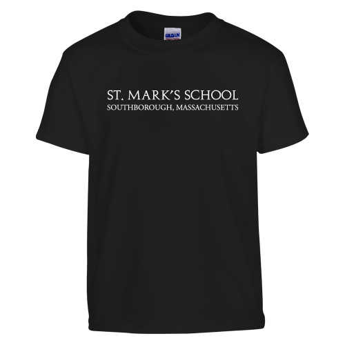  Youth Black T Shirt - St. Marks Wordmark