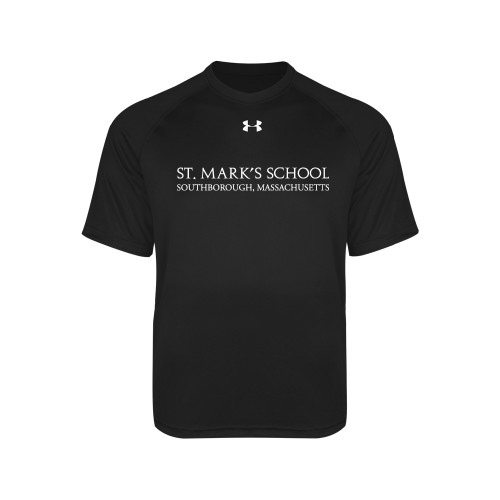  Under Armour Youth Black Tech Tee - St. Marks Wordmark