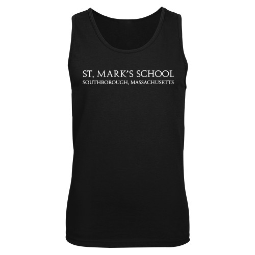  Black Tank Top - St. Marks Wordmark